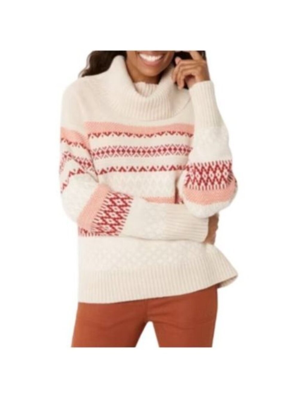 Frye & Co Fair Ilse Cowl Neck Sweater